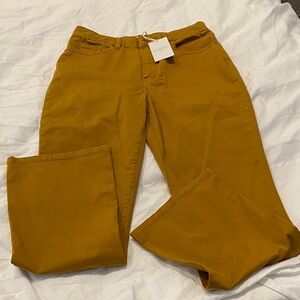 NWT La Ligne Meridith jeans Mustard size 28